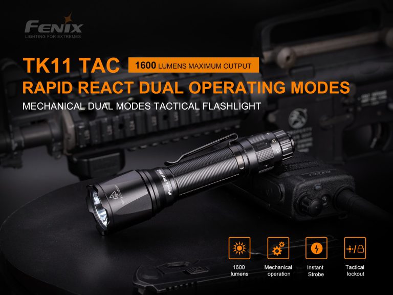 Fenix TK11 TAC 1600ルーメン LED タクティカルライト Versatile Tactical Flashlight with Dual Modes | Fenixlight