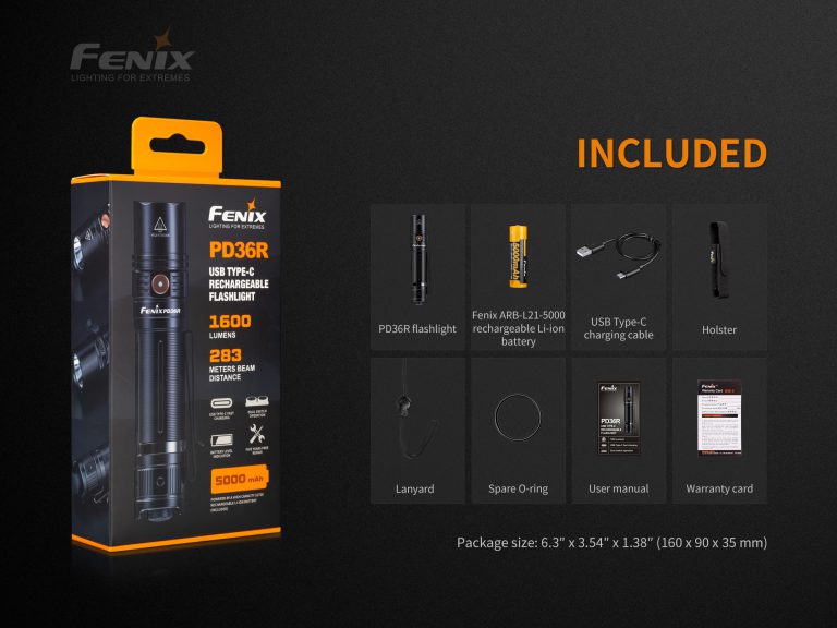 Compact USB-C Tactical Flashlight | Fenixlight
