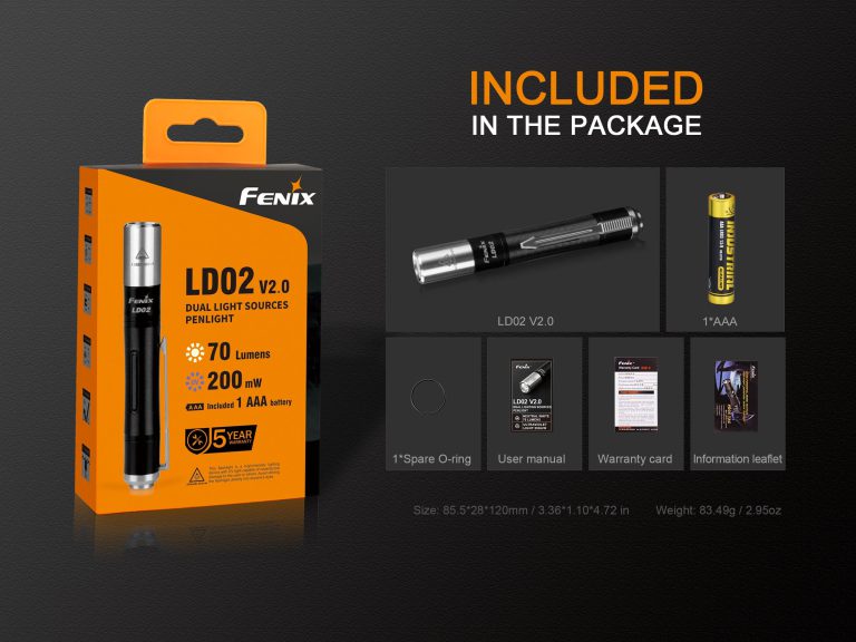 Compact Dual Lighting Penlight | Fenixlight