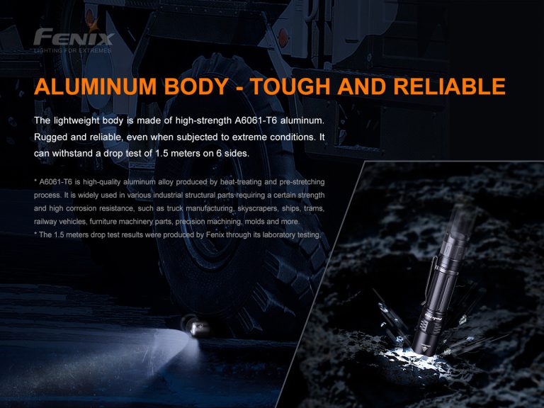 Compact and Powerful PD32 V2.0 Flashlight | Fenixlight