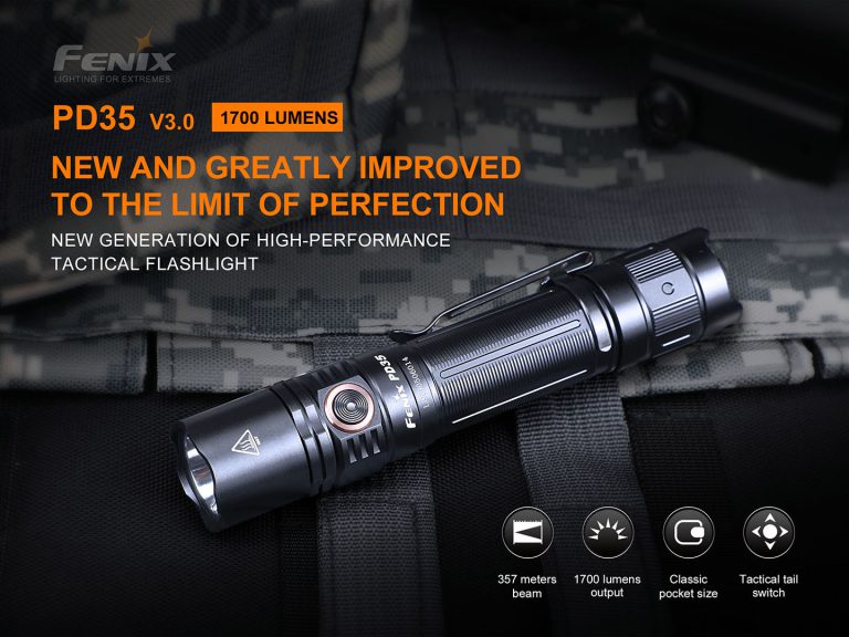 High-Performance PD35 V3.0 Tactical Flashlight | Fenixlight