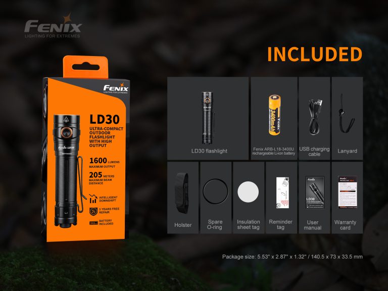 Ultra-Compact Outdoor Flashlight | Fenix Light
