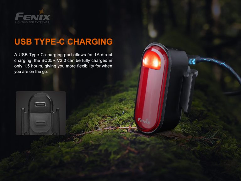 Compact Rechargeable Bicycle Taillight | Fenixlight