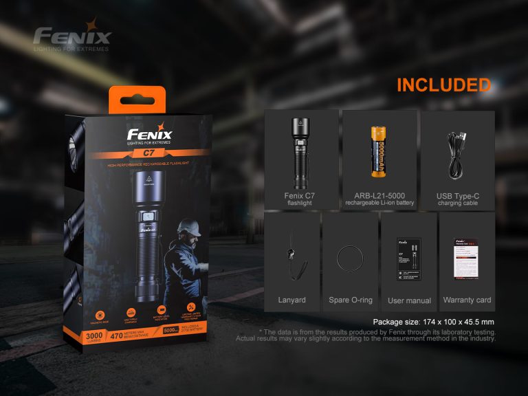 3000 Lumen Rechargeable Flashlight | Fenixlight