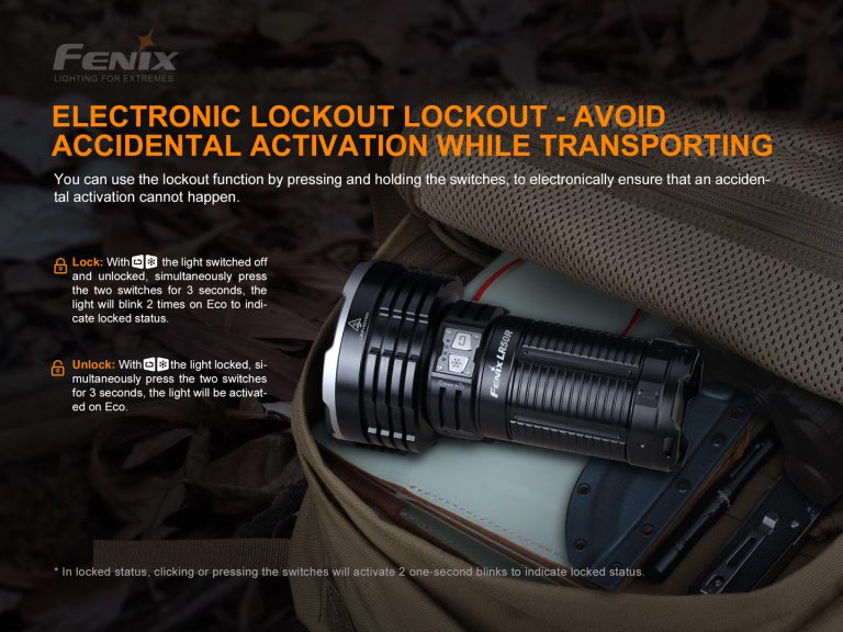 Fenix LR50R 12000ルーメン 懐中電灯 キャンプ・防災 LR50R Super Bright Flashlight | Fenixlight