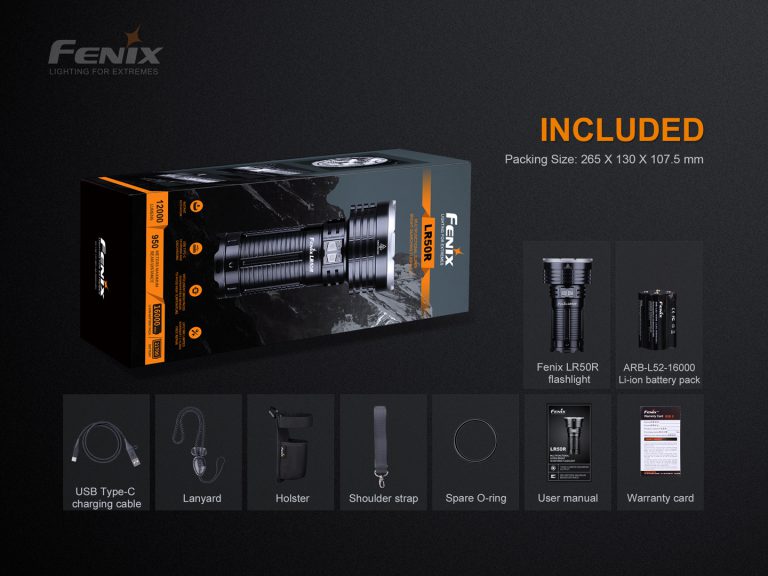 LR50R Super Bright Flashlight | Fenixlight