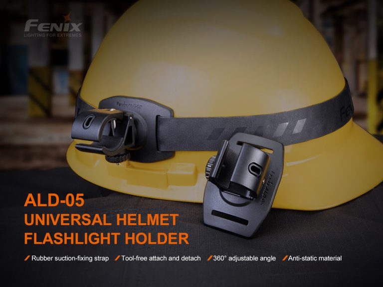 ALD-05 Universal Helmet Flashlight Holder | Fenixlight