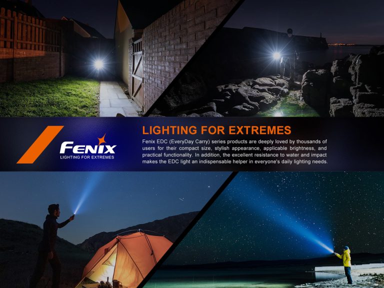 fenix e35r rechargeable edc flashlight High-Performance LED Flashlight, Glacier Blue E35R Rechargeable LED FlashlightFenix Built Obnoxiously bright, this flashlight is
