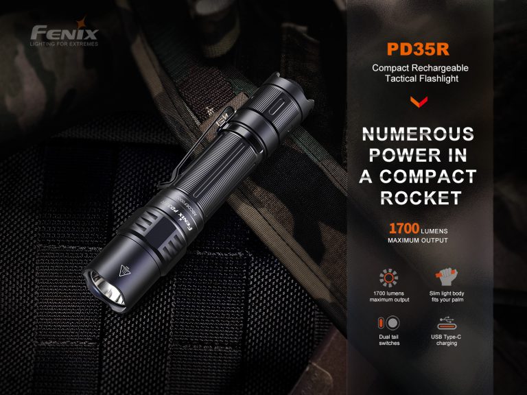 Compact Tactical Flashlight PD35R | Fenixlight
