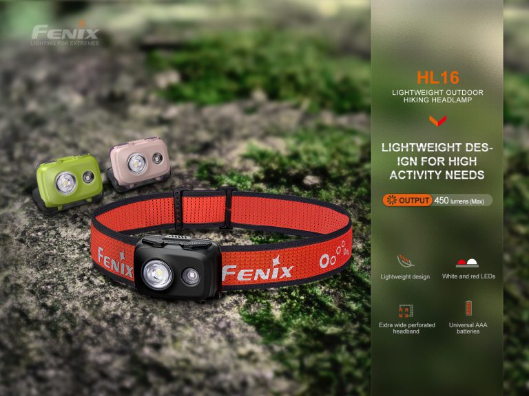 Fenix HL16 Headlamp | Lightweight & Versatile Lighting
