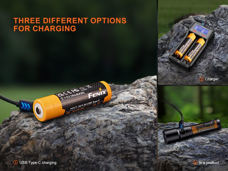 High-Performance USB Rechargeable Battery | Fenixlight