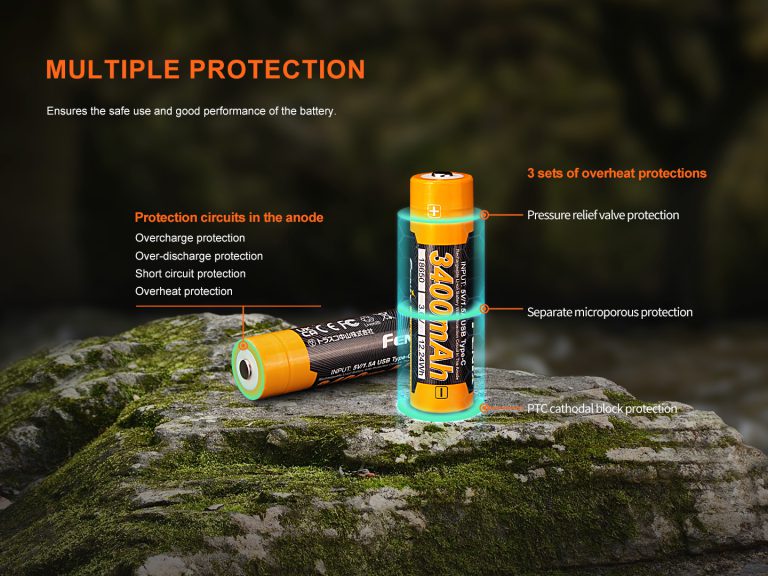 High-Performance USB Rechargeable Battery | Fenixlight