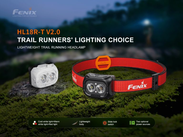 Versatile 800-Lumen Trail Running Headlamp | Fenixlight