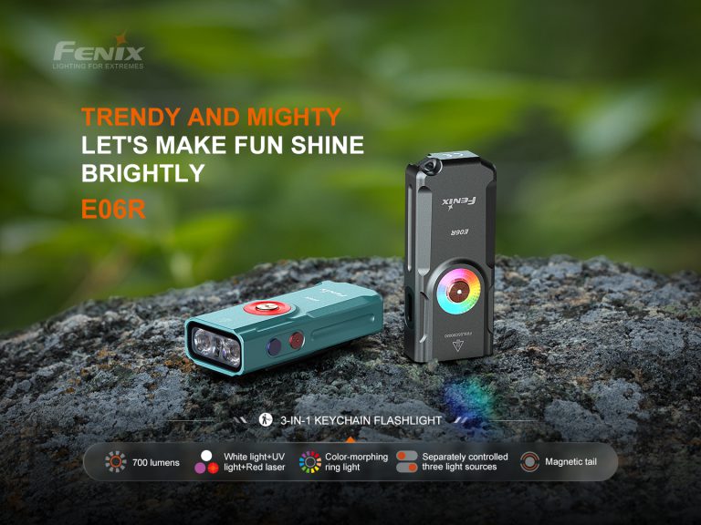 Compact E06R Keychain Flashlight | Fenixlight