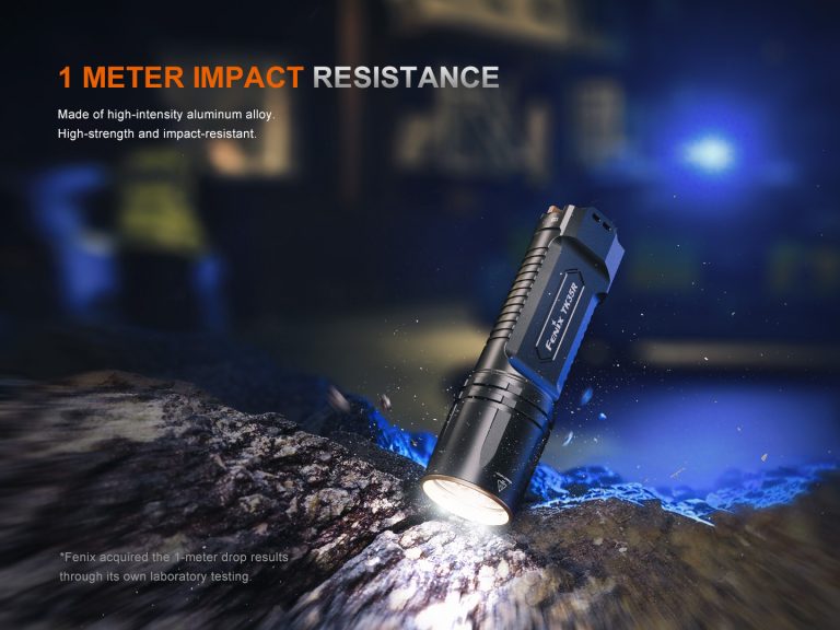 The Fenix TK35R delivers up to 5800 lumens, a 610 m beam, and 105