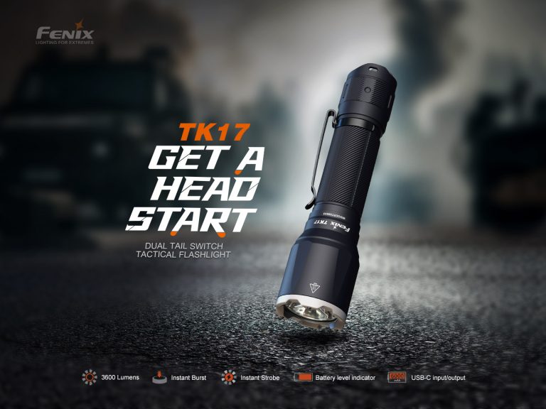 DUAL TAIL SWITCH TACTICAL FLASHLIGHT | Fenixlight